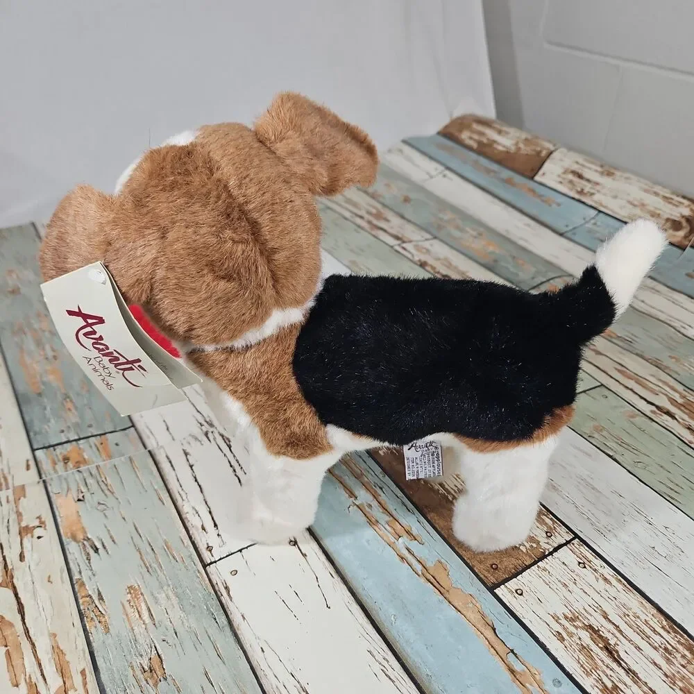 Vintage 1986 Applause Avanti Baby Animals RARE Merry Christmas Beagle Pup NOS